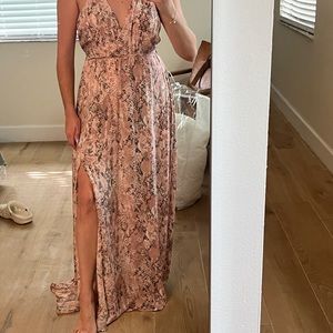 Maxi Dress - Backless with Slit
